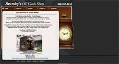 Desktop Screenshot of brumleyclocks.com